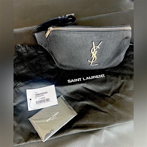 ysl leather belt bag|ysl bum bag women's.